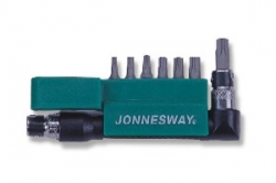 Kpl. końcówek TORX z otw. 1/4" L-30 z uchwytem 8szt.