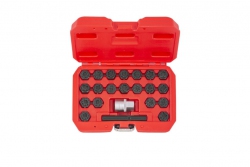 Zestaw kluczy do śrub antykradzieżowych VAG, 22 szt.