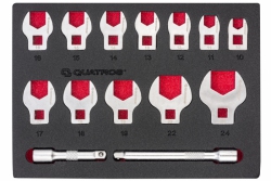 Zestaw 14szt. kluczy 3/8