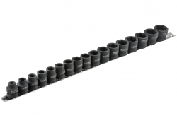 Zestaw 17szt. nasadek 1/2