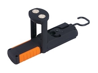 Lampa warsztatowa COB LED + 5LED z regulowanym uchwytem