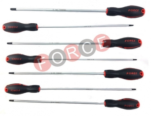 Zestaw wkrętaków TORX długich TS10-40 7szt. FORCE