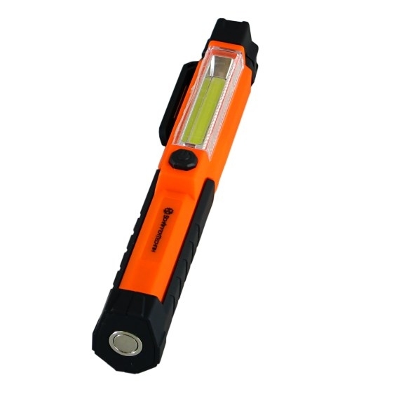 Lampka warsztatowa 1,5W COB+ 1W LED z regulowanym uchytem