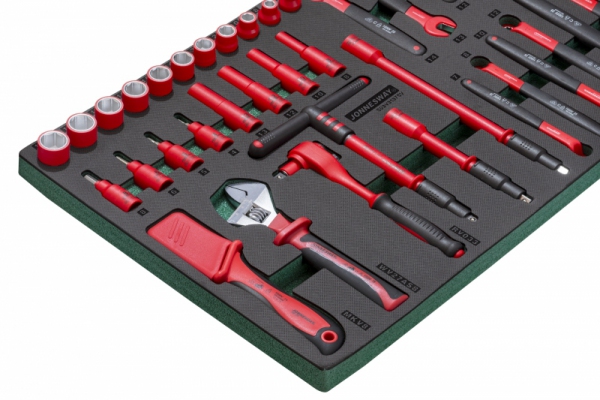 Zestaw 38szt. narzędzi ręcznych izolowanych 1000V we wkładce EVA