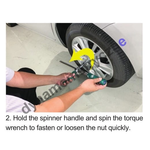 Klucz dynamometryczny do kół 1/2