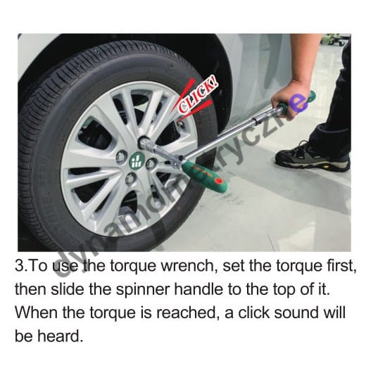 Klucz dynamometryczny do kół 1/2