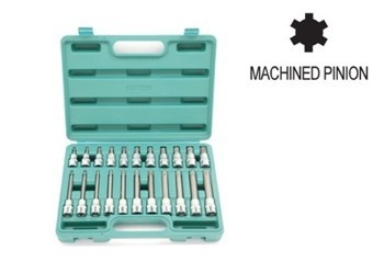 Kpl. kluczy wpustowych RIBE z nasadkami 3/8" 22szt.