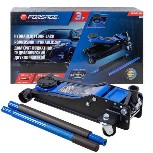 Podnośnik hydrauliczny przesuwny 3T niskoprofilowy Forsage F-T830018HT