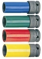 Nasadka udarowa długa 1/2" do felg ALU