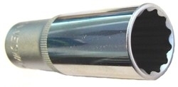 Nasadka długa 1/2"  12-kąt.