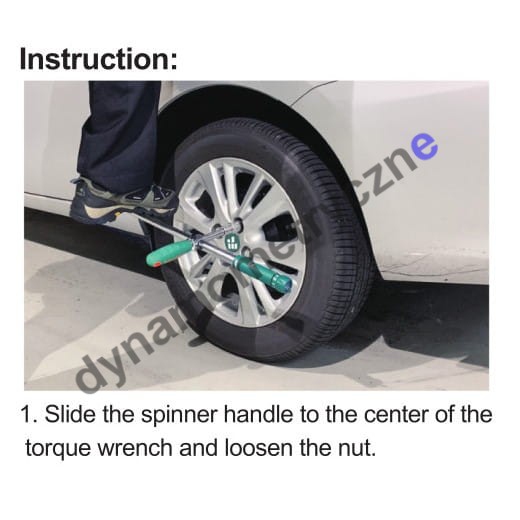 Klucz dynamometryczny do kół 1/2